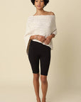 Margo Textured Knit Poncho Top