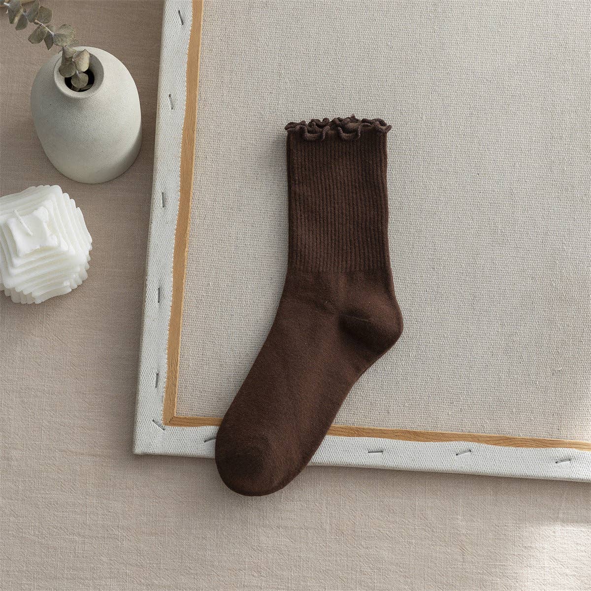 Flounce Ruffled Socks