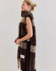 The Reykjavik Scarf Brown Check
