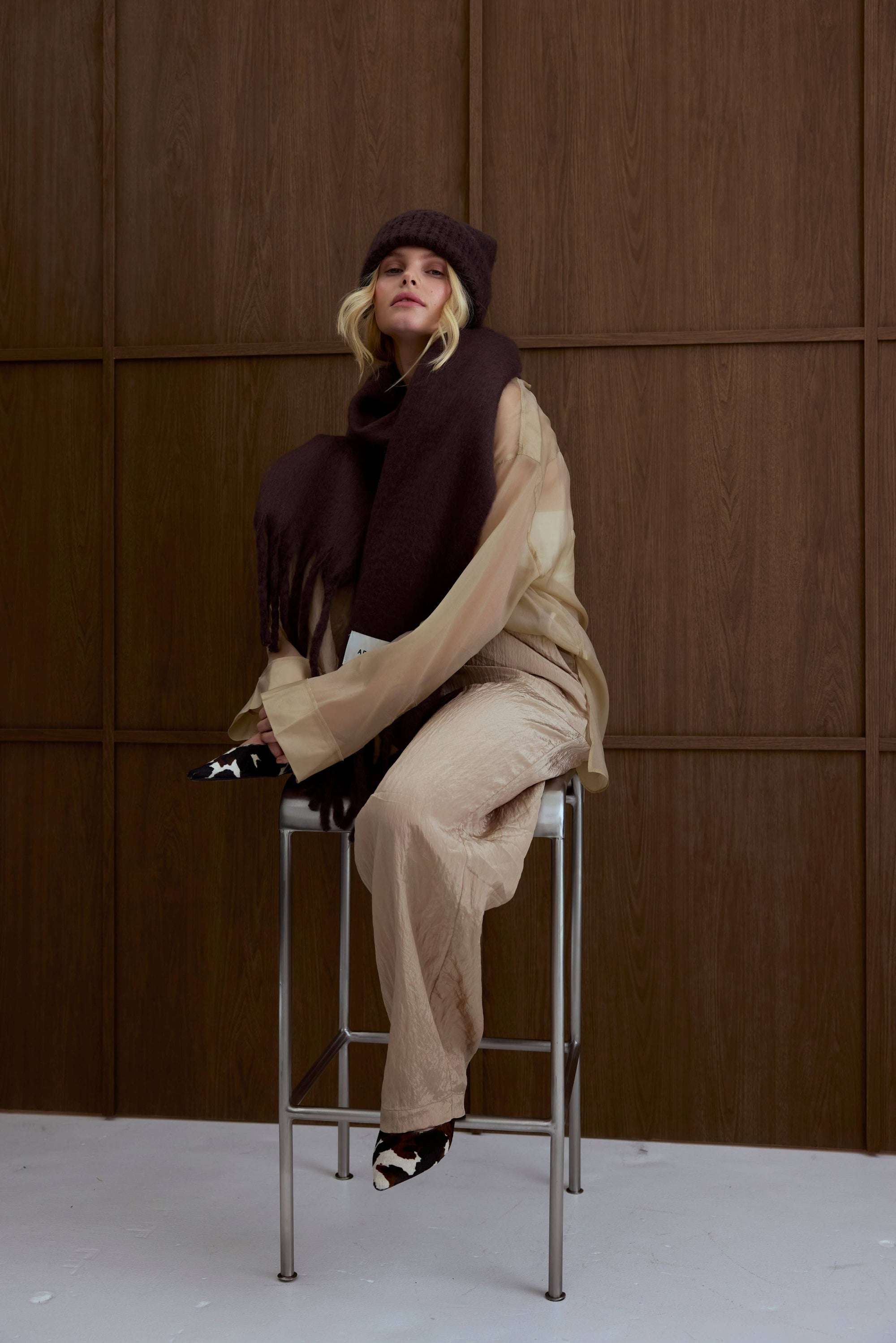 The Reykjavik Scarf  Ground Coffee