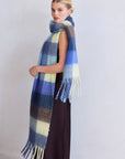 The Reykjavik Scarf  Blue Yellow