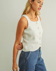 Vanna Knit Vest Top