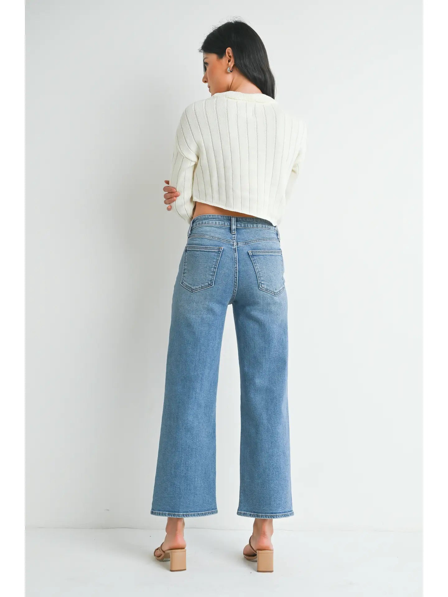 Millie Slim Wide Leg Jean