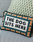 Dog Sits Here Pillow