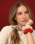 Holiday Scrunchies 3pc Set - Multi-color