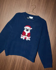 Santa Pug Knit Sweater