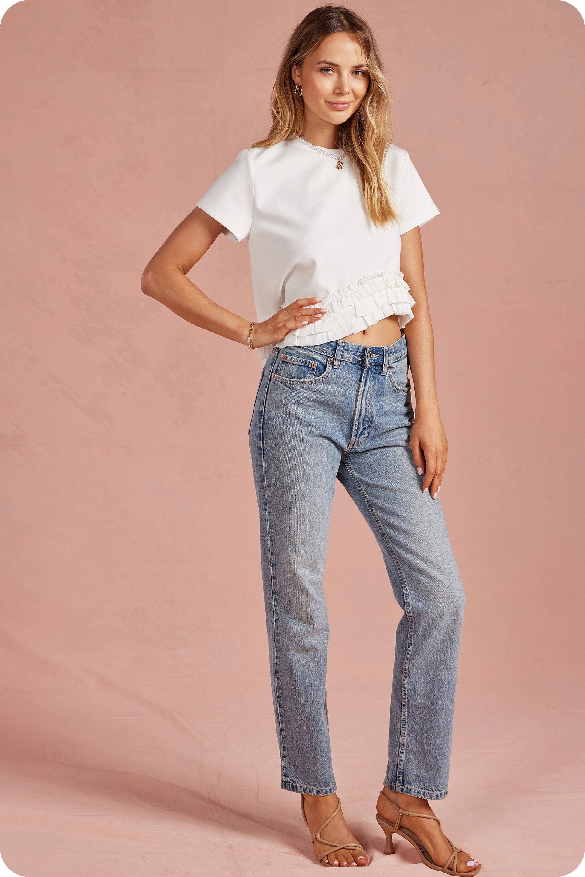 Tatum Ruffle Frill Top