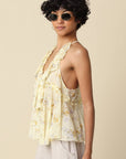 Addie Ruffle Halter Top