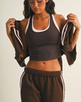 Double Layered Racerback Tank Top