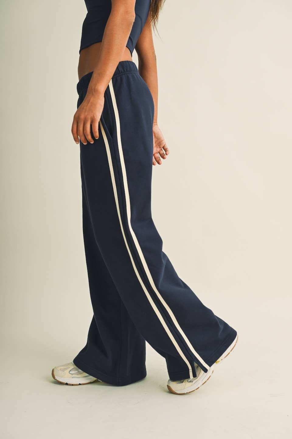 Side Stripe Low Waist Sweatpant