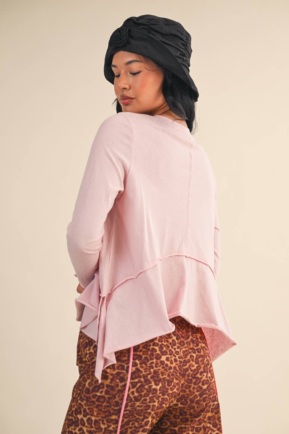 Candace Slub Long Sleeve Layering Top