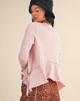 Candace Slub Long Sleeve Layering Top