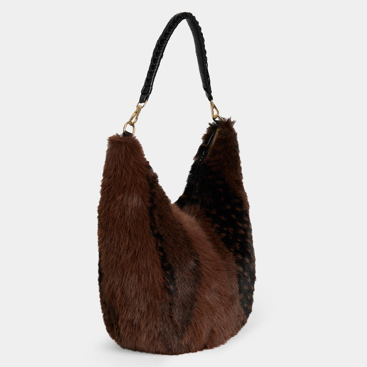 Galyna Faux Fur Hobo