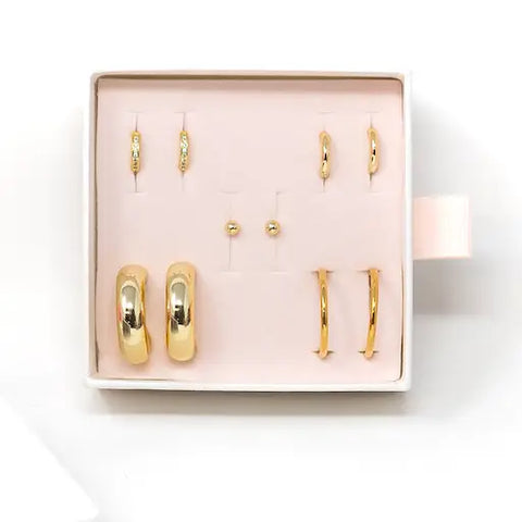 Everyday Earrings The Gold Set