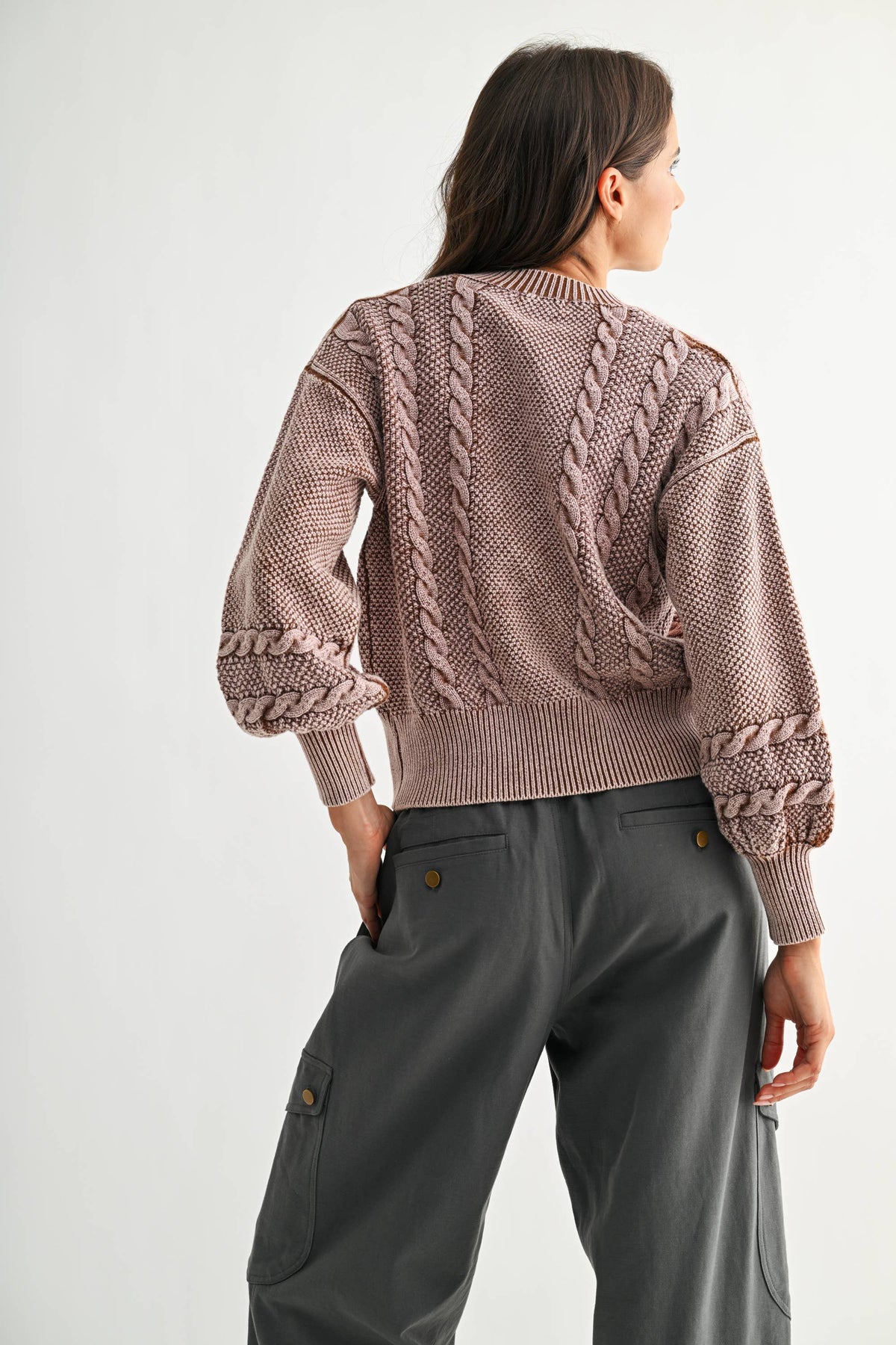 Camille Cable Knit Cardigan