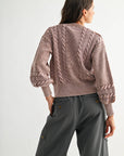 Camille Cable Knit Cardigan