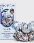 Bridgerton x Kitsch Satin Pillow Scrunchies® in Toile in Bloom