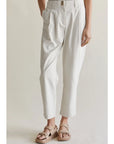 Marcello Linen Pleated Pant