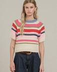 Waverly Knit Short Sleeve Sweater