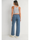 Petra Drawstring Wide Leg Jean