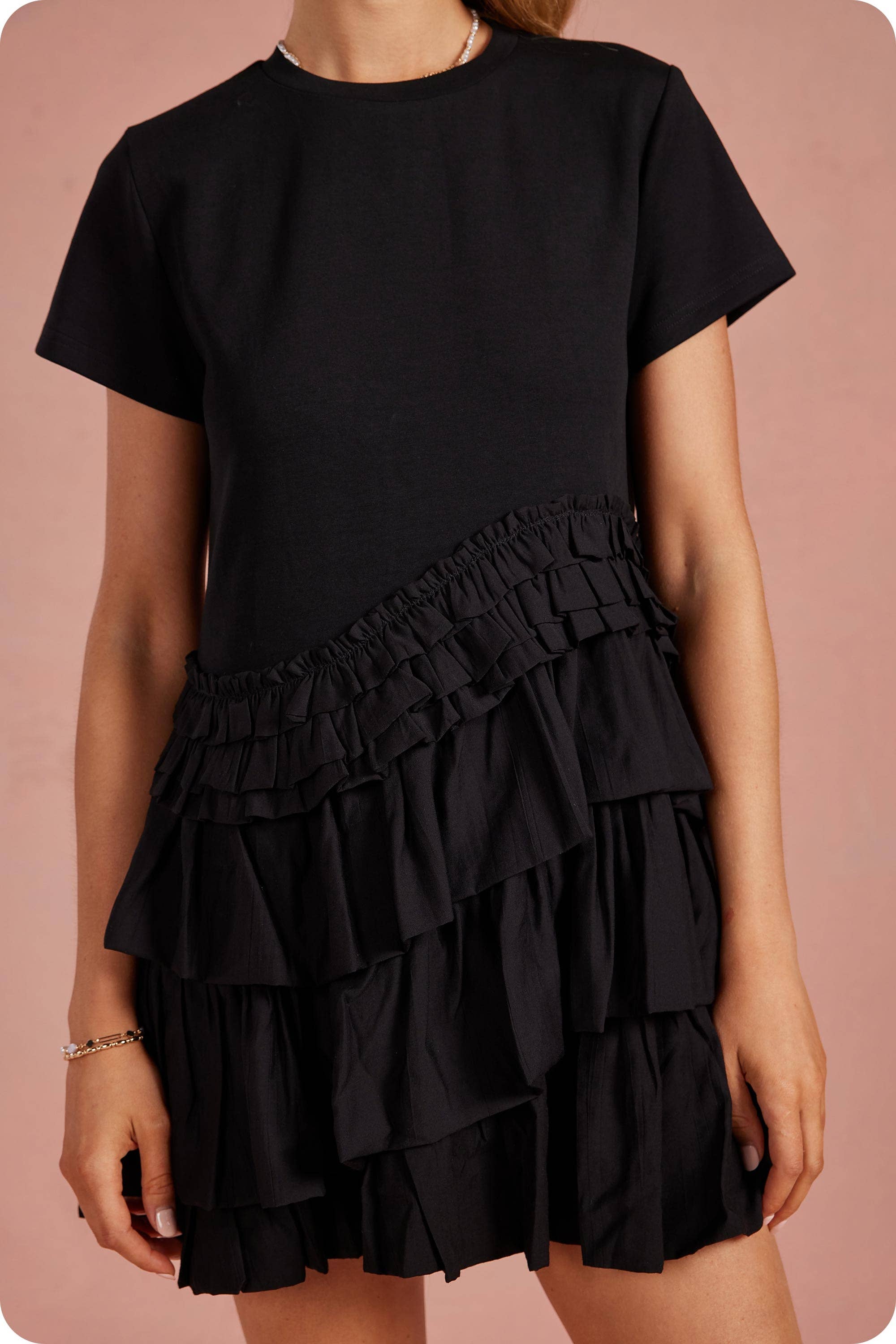Florence Ruffle Frill Mini Dress