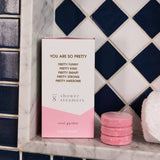 You Are So Pretty Shower Steamers - Rosé Garden - Set of 8 Tabs