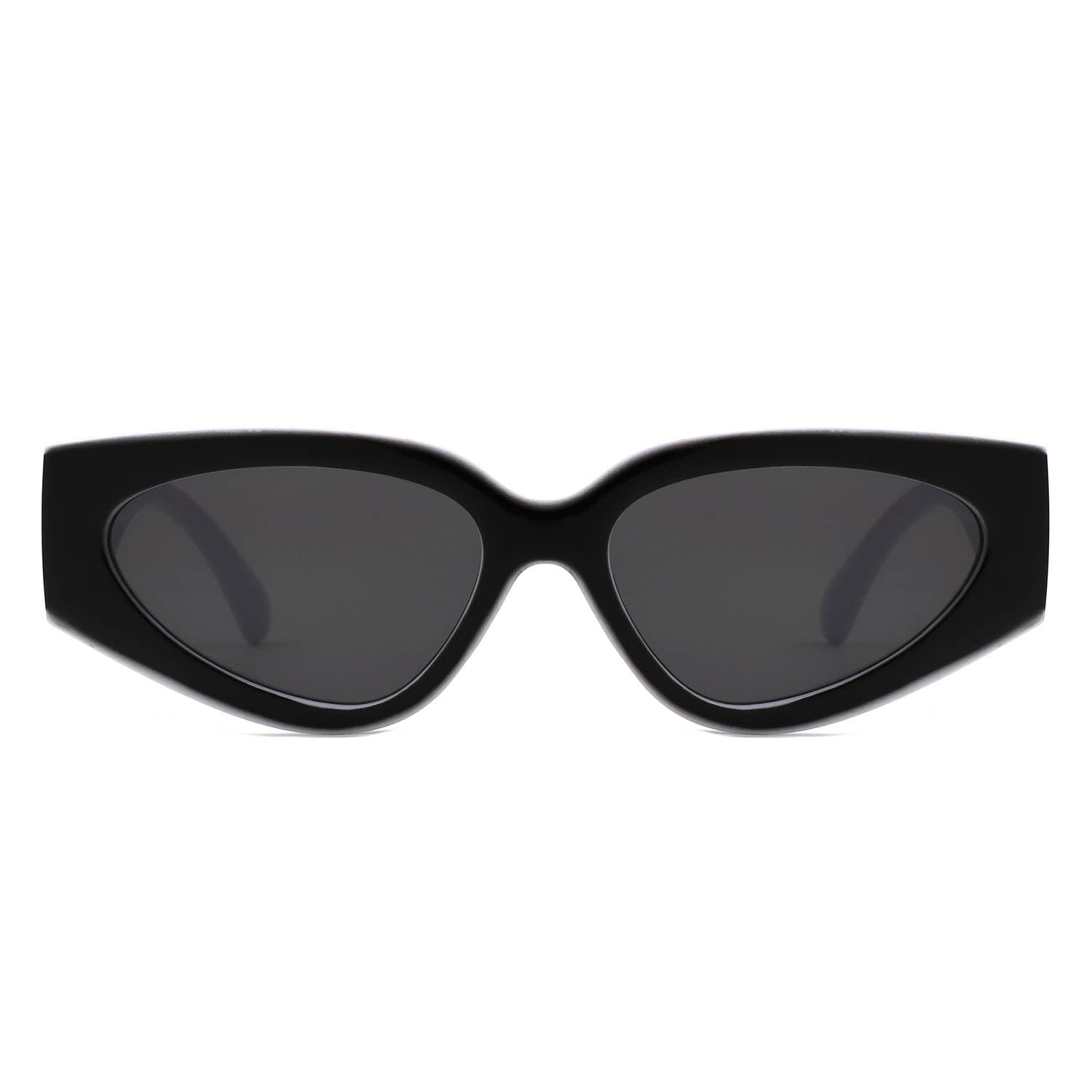 Retro Chic Narrow Bold 90s Women Cat Eye Sunglasses