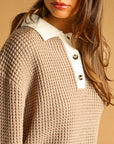 Boone Waffle Sweater