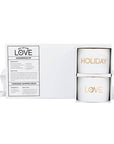 Gold Holiday Dip Bowls Book Box - Set of 2