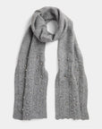 Sweet Scallop Glam Knit Scarf