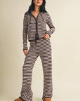 Striped Relaxed Pants with Drawstring Waist