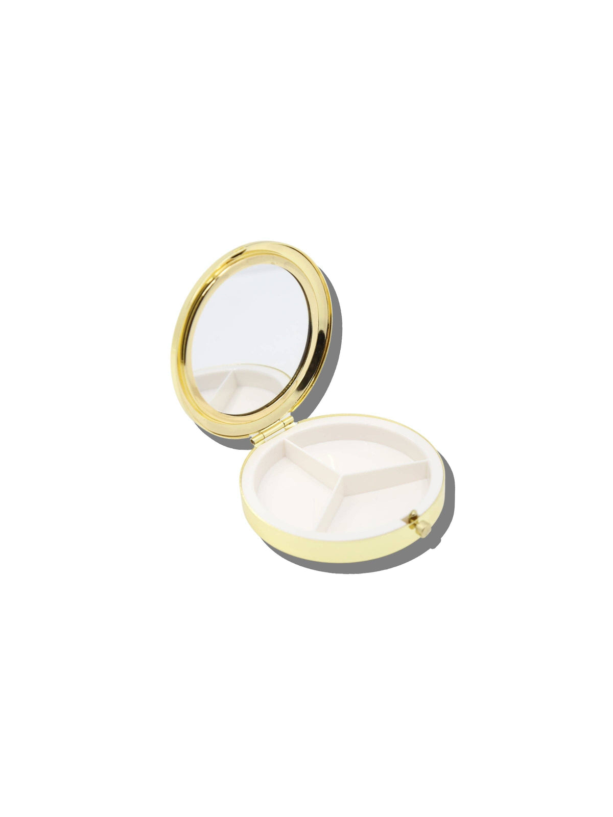 Hand-painted Caviar Handbag Hero Pill Compact