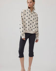 Cora Polka-Dot Half Zip