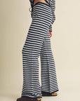 Striped Relaxed Pants with Drawstring Waist