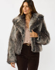 Charlie Ombre Faux Fur Jacket