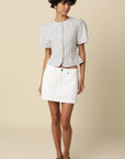 Skyler Puff-Sleeve Top