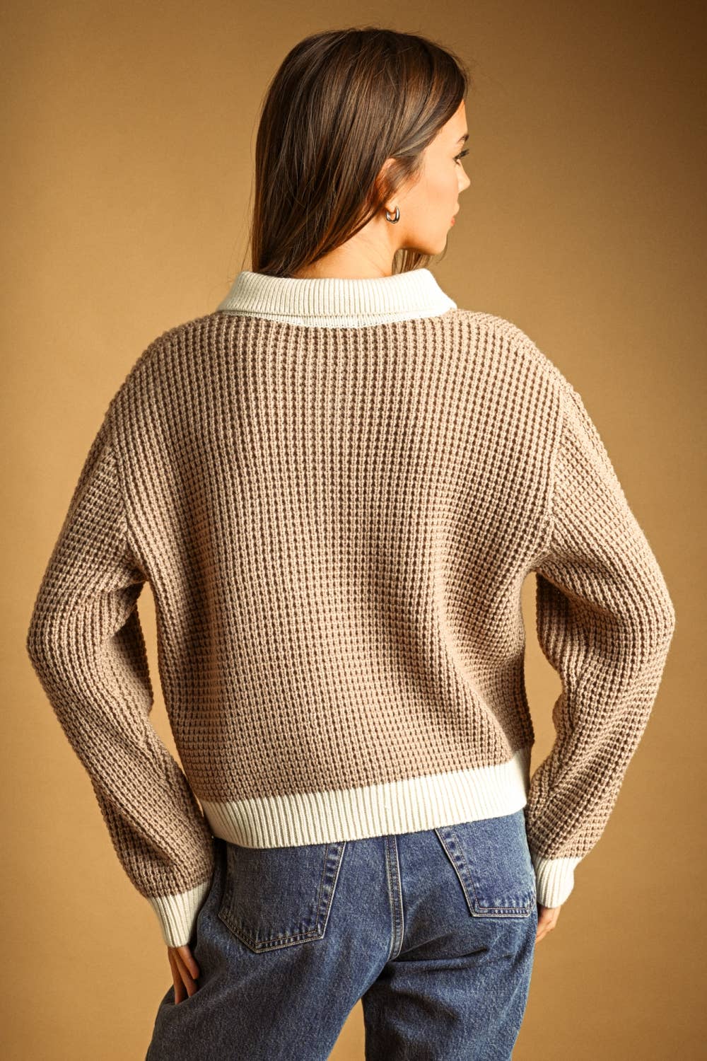 Boone Waffle Sweater