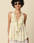 Addie Ruffle Halter Top