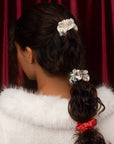 Holiday Ruched Satin Scrunchies 7pc Set