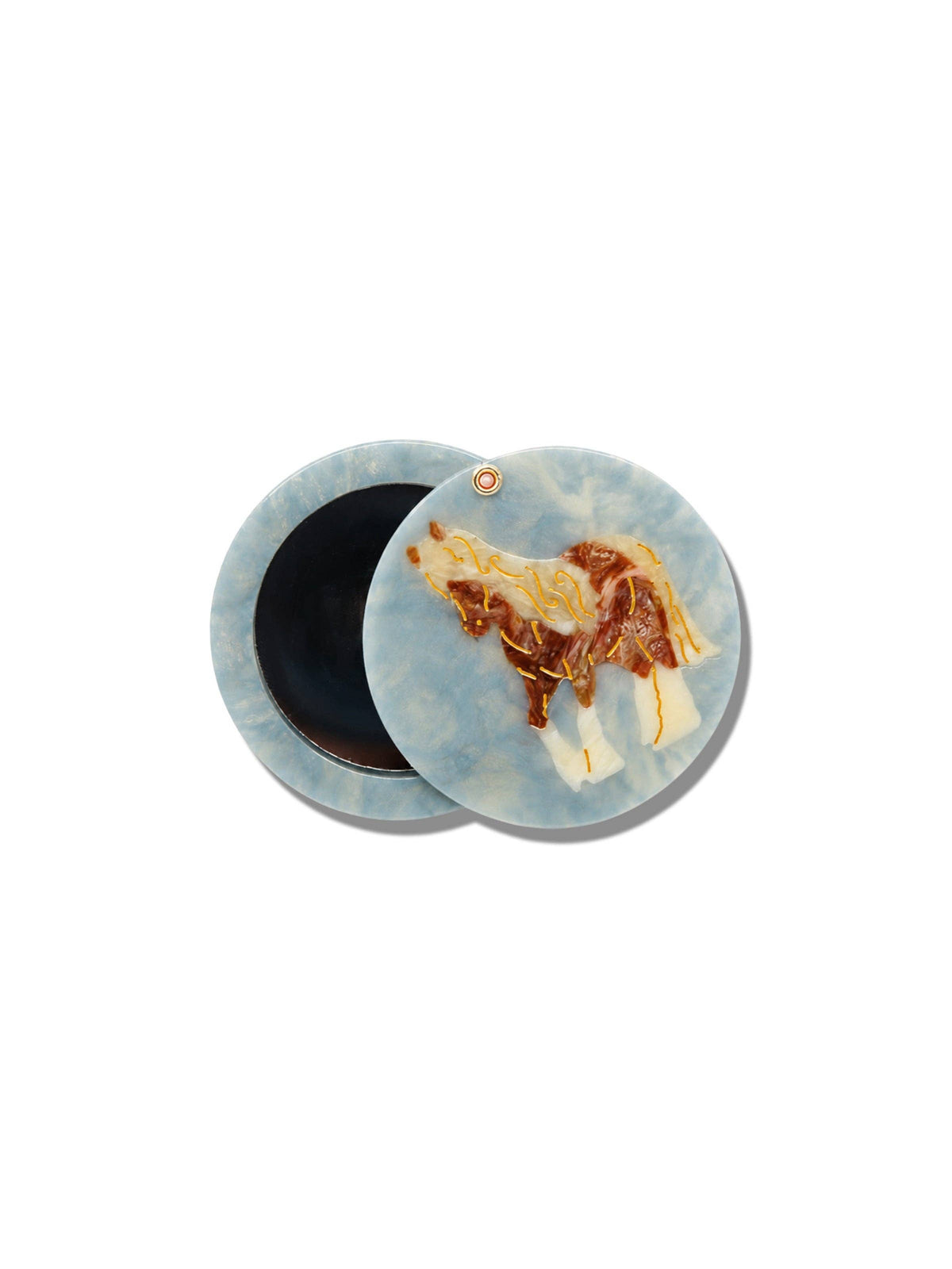 Hand-painted Horse Magsafe Phone Mirror