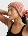 Extra Wide Spa Headband - Dusty Rose