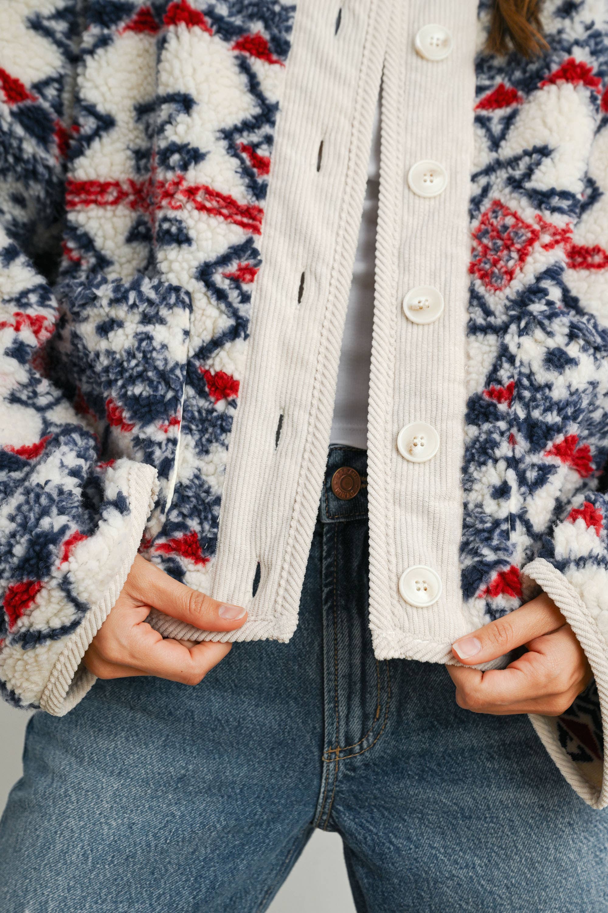 Cora Fleece Long Sleeve Jacket