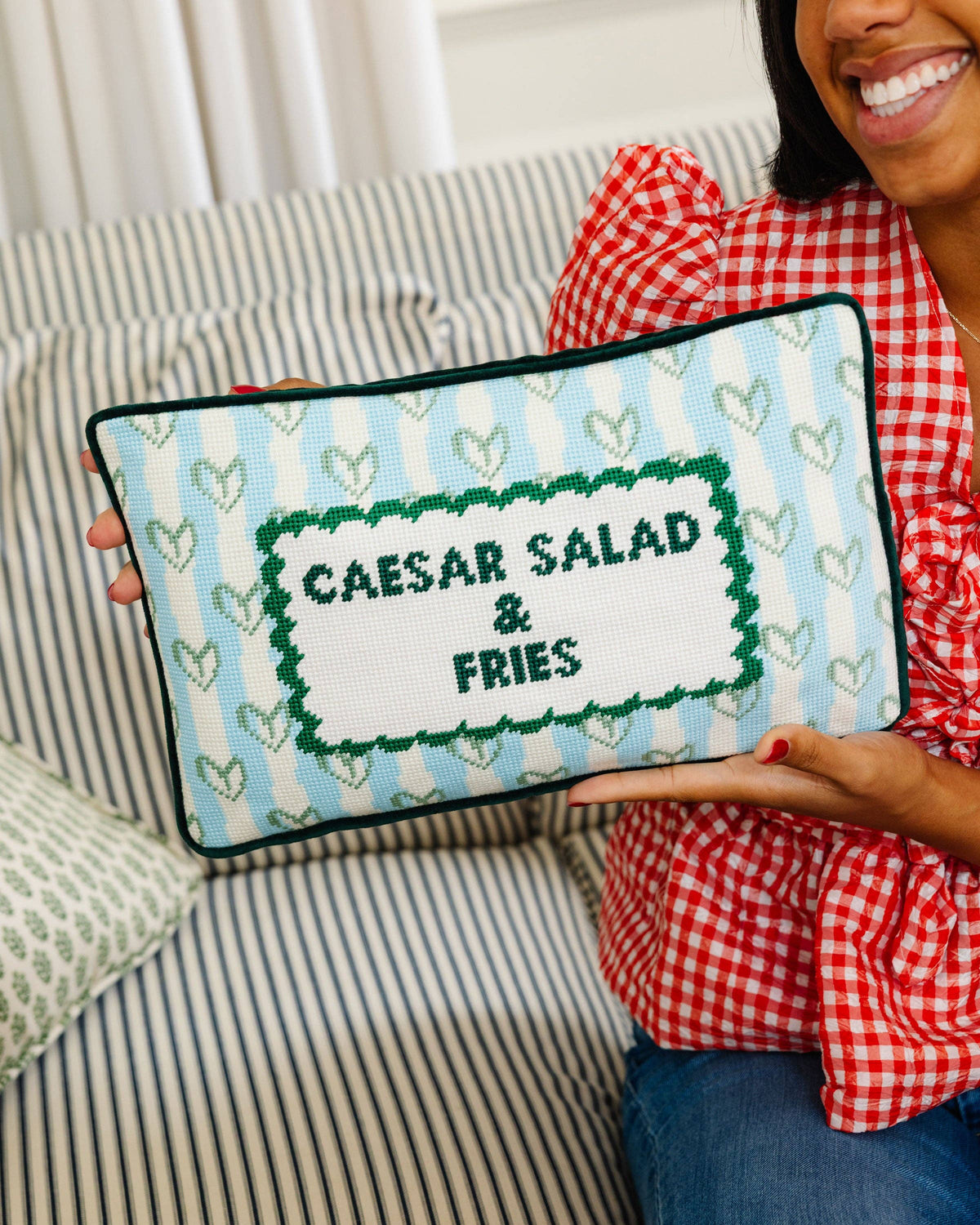 Girl Dinner Pillow