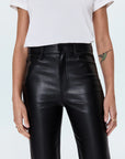 Pistola Ally Faux Leather Bootcut Pants Onyx