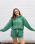 Leyanne Pullover Sweatshirt- Clover