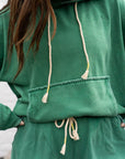 Leyanne Pullover Sweatshirt- Clover