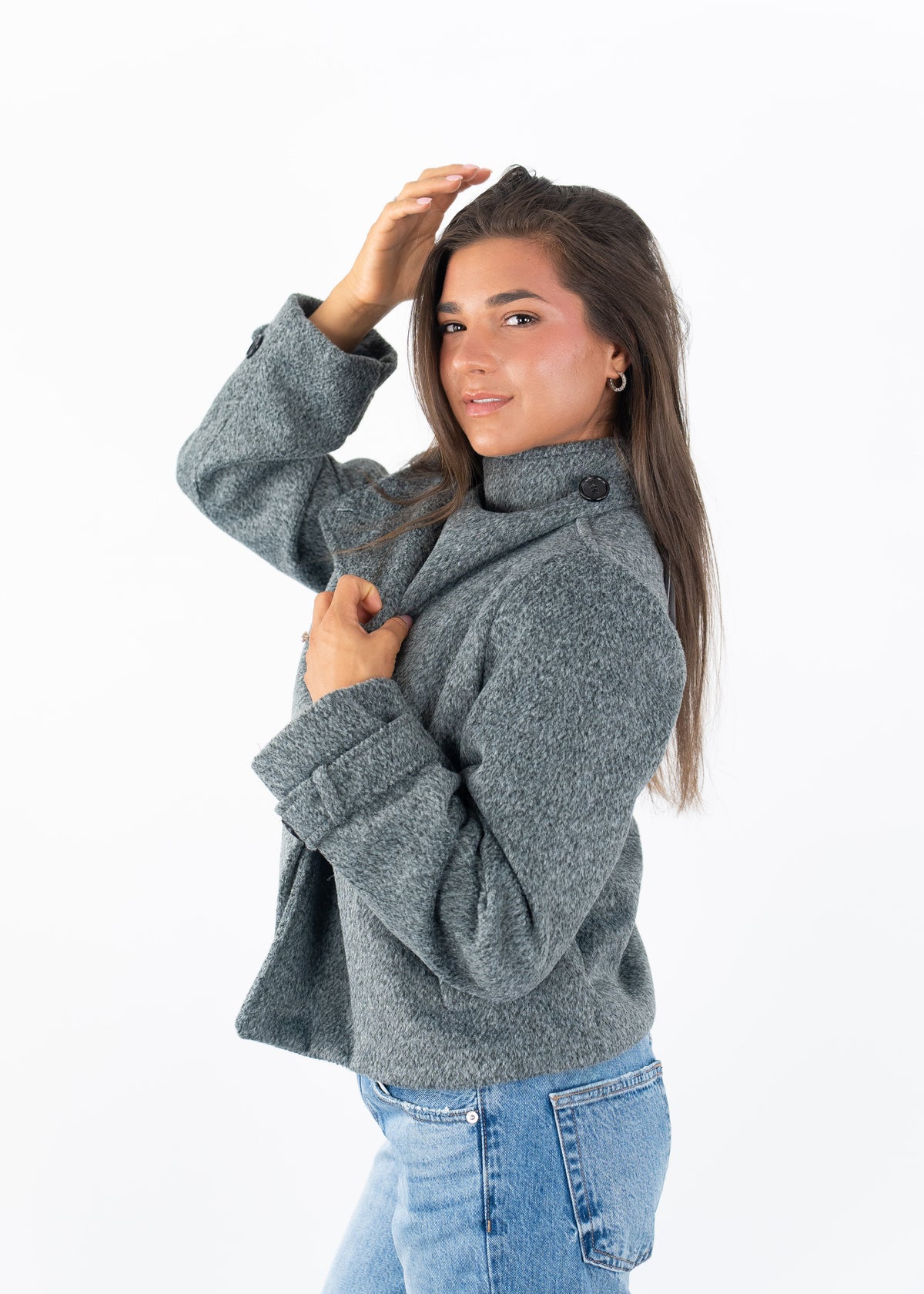 Boston Oversized Collar Jacket