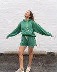 Leyanne Pullover Sweatshirt- Clover