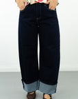 Kimberly Wide Leg Cuffed Jean
