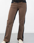 Cocoa Contrast Straight